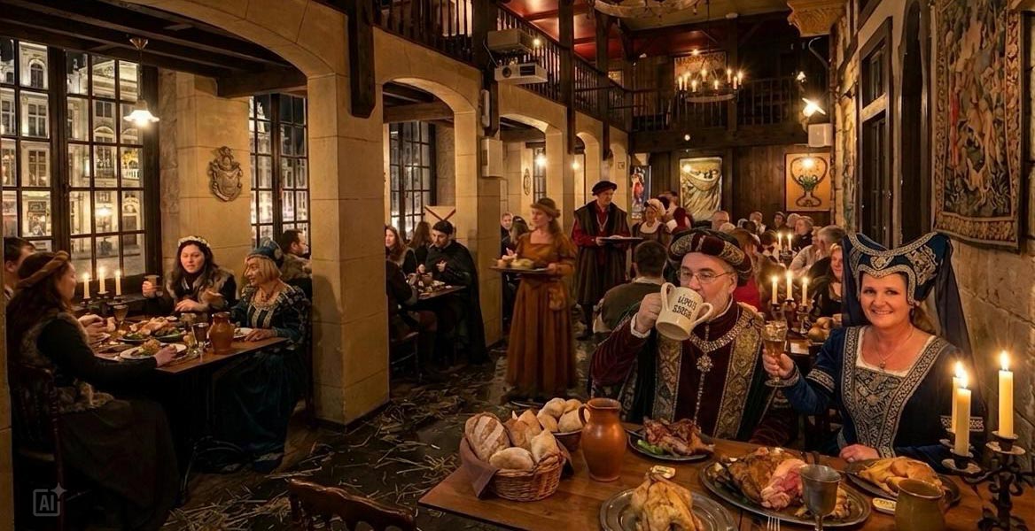 Soirée médiévale au Roy d'Espagne